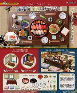 Nouveau? Re-ment Miniature Petit Échantillon Japon Magnifique Sushi Ensemble Complet Cool F/s Jp