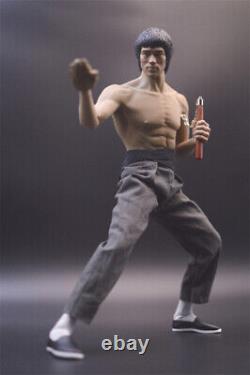 Nouveau Stock 1/6 Bruce Lee Ensemble Complet Figurine Mobile Modèle Jouet avec Tête Corps Vêtements