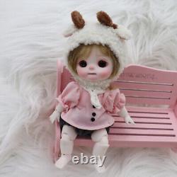 Nouveau ensemble complet 1/8 BJD poupée Yeux Maquillage Visage Résine Chiffres Jouets Vêtements Fille Mignonne