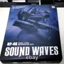 Nouveau ensemble complet RP 46 SOUND WAVE avec jouet de robot déformant en alliage