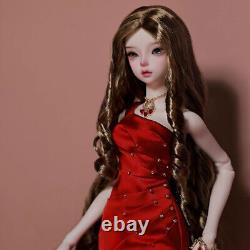 Nouvelle poupée BJD SD en résine 1/4 fille en robe rouge, ensemble complet fait main, cadeau jouet