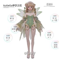 Nouvelle poupée articulée BJD SD en résine faite à la main avec ailes et robe, cadeau pour femme ou fille.