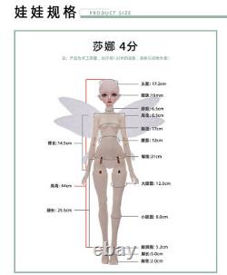 Nouvelle poupée articulée BJD SD en résine faite à la main avec ailes et robe, cadeau pour femme ou fille.