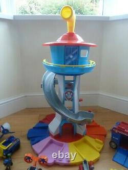 Paw Patrol Ma Taille Giant Lookout Tower Playset Toy Bundle Avec Des Véhicules Complets