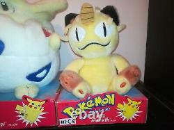 Pokemon Hasbro 1999 Soft Toys Full Set & Rare Togepi
