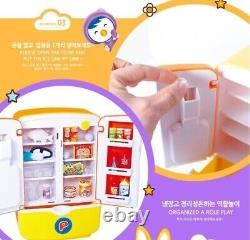Poro Baby Refrigerator Role Play Set Jouet Pour Enfants Ensemble Complet +express Ship