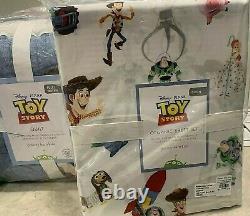 Pottery Barn Kids Disney Pixar Toy Story Queen Quilt Shams Sheet Set