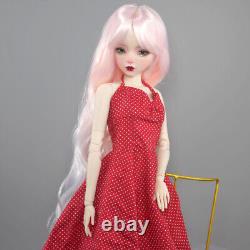 Poupée BJD 1/3 Jouet 22 pouces Hauteur Corps Articulé Féminin avec Robe Longue Chaussure Ensemble Complet