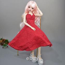 Poupée BJD 1/3 Jouet 22 pouces Hauteur Corps Articulé Féminin avec Robe Longue Chaussure Ensemble Complet