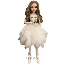 Poupée BJD 1/3 Jouet 22 pouces Poupée Fille et Robe de Poupée Perruques Maquillage Ensemble Complet Fini