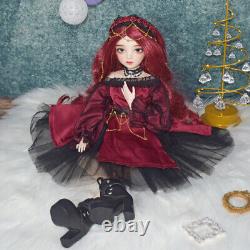 Poupée BJD 1/3 avec maquillage peint à la main, vêtements, perruques - Jolie poupée fille en ensemble complet de jouets
