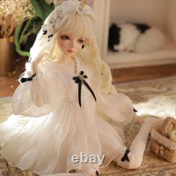 Poupée BJD 1/3 avec vêtements, chaussures, perruque, maquillage, ensemble complet fait main, poupée fille de 22 pouces