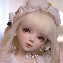 Poupée BJD 1/3 avec vêtements, chaussures, perruque, maquillage, ensemble complet fait main, poupée fille de 22 pouces