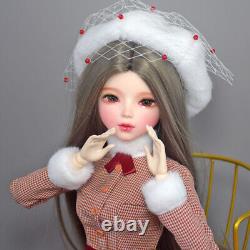 Poupée BJD 1/3 de 22 pouces avec corps de femme et ensemble complet de tenues à la mode