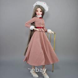 Poupée BJD 1/3 de 22 pouces avec corps de femme et ensemble complet de tenues à la mode