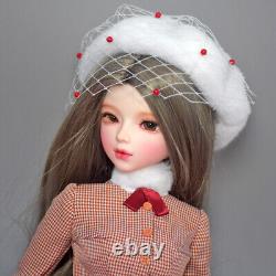 Poupée BJD 1/3 de 22 pouces avec corps de femme et ensemble complet de tenues à la mode