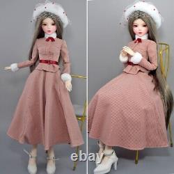 Poupée BJD 1/3 de 22 pouces avec corps de femme et ensemble complet de tenues à la mode