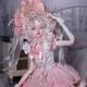 Poupée Bjd 1/4 Fille Lovely Résine Poupée à Articulations Boules Lolita Rose Fait Main Ensemble Complet Jouet