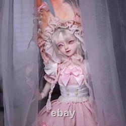 Poupée BJD 1/4 Fille Lovely Résine Poupée à Articulations Boules Lolita Rose Fait Main Ensemble Complet Jouet