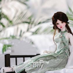 Poupée BJD 1/4 Fille Résine SD Poupées à Articulations Boules Nouveaux Vêtements Chinois Ensemble Complet Jouet