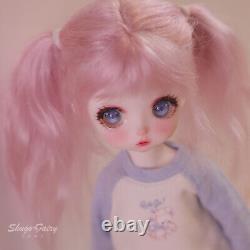 Poupée BJD 1/6 ENSEMBLE COMPLET Fille Yeux de dessin animé Maquillage du visage Figurine en résine Jouet Cadeau pour enfants