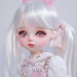 Poupée BJD 1/6 Fille Douce SD Résine Poupée à Joints Boules Ensemble Complet Yeux Maquillage Visage Jouet