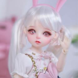 Poupée BJD 1/6 Fille Douce SD Résine Poupée à Joints Boules Ensemble Complet Yeux Maquillage Visage Jouet