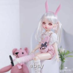Poupée BJD 1/6 Fille Douce SD Résine Poupée à Joints Boules Ensemble Complet Yeux Maquillage Visage Jouet