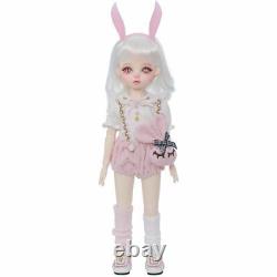 Poupée BJD 1/6 Fille Douce SD Résine Poupée à Joints Boules Ensemble Complet Yeux Maquillage Visage Jouet