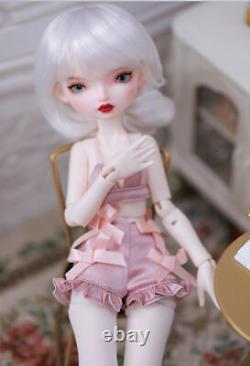 Poupée BJD 1/6 Fille Mignonne + Maquillage + Cheveux + Vêtements + Yeux Ensemble Complet DIY Cadeau Jouet