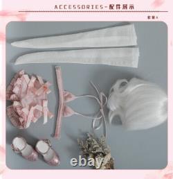 Poupée BJD 1/6 Fille Mignonne + Maquillage + Cheveux + Vêtements + Yeux Ensemble Complet DIY Cadeau Jouet