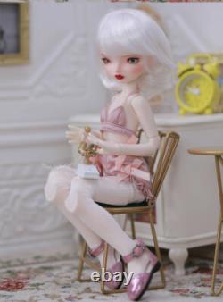 Poupée BJD 1/6 Fille Mignonne + Maquillage + Cheveux + Vêtements + Yeux Ensemble Complet DIY Cadeau Jouet