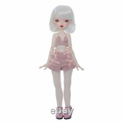 Poupée BJD 1/6 Fille Mignonne + Maquillage + Cheveux + Vêtements + Yeux Ensemble Complet DIY Cadeau Jouet