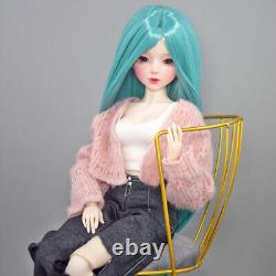 Poupée BJD Femme de 22 pouces avec corps à articulations mécaniques et ensemble complet de vêtements de mode