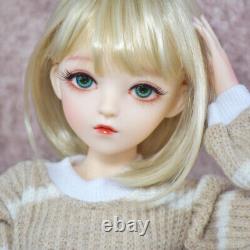 Poupée BJD Fille 1/3 Jouet Maquillage du Visage Fini Tenues Amovibles Perruques Ensemble Complet Cadeau