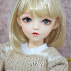 Poupée BJD Fille 1/3 Jouet Maquillage du Visage Fini Tenues Amovibles Perruques Ensemble Complet Cadeau