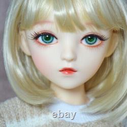 Poupée BJD Fille 1/3 Jouet Maquillage du Visage Fini Tenues Amovibles Perruques Ensemble Complet Cadeau