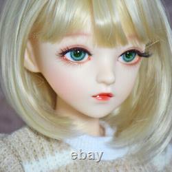 Poupée BJD Fille 1/3 Jouet Maquillage du Visage Fini Tenues Amovibles Perruques Ensemble Complet Cadeau