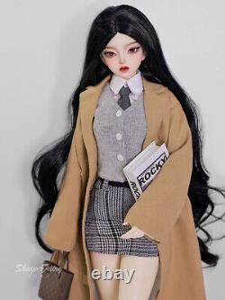 Poupée BJD Fille à Joint Boule 1/3 Yeux en Résine Cheveux Maquillage Vêtements ENSEMBLE COMPLET Cadeau Jouet