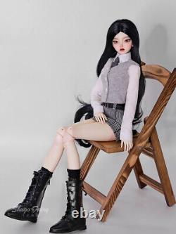Poupée BJD Fille à Joint Boule 1/3 Yeux en Résine Cheveux Maquillage Vêtements ENSEMBLE COMPLET Cadeau Jouet