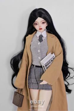 Poupée BJD Fille à Joint Boule 1/3 Yeux en Résine Cheveux Maquillage Vêtements ENSEMBLE COMPLET Cadeau Jouet