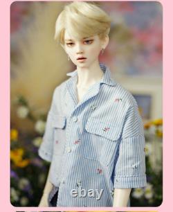 Poupée BJD Garçon Homme en Résine 1/3 + Yeux Gratuits + Maquillage Blonde Perruque Complète Ensemble Jouet