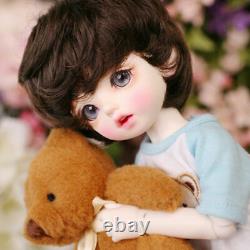 Poupée BJD Garçon Masculin 1/6 Maquillage de Visage Vêtements Perruque Cheveux Chaussures Jouet en Résine Ensemble Complet Cadeau