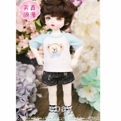 Poupée BJD Garçon Masculin 1/6 Maquillage de Visage Vêtements Perruque Cheveux Chaussures Jouet en Résine Ensemble Complet Cadeau