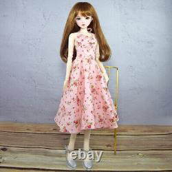 Poupée BJD Toy élégante de 22 pouces + robe longue en ensemble complet, identique à l'image