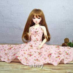 Poupée BJD Toy élégante de 22 pouces + robe longue en ensemble complet, identique à l'image