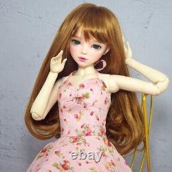 Poupée BJD Toy élégante de 22 pouces + robe longue en ensemble complet, identique à l'image