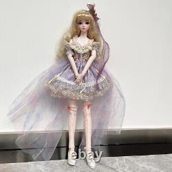 Poupée BJD complète 1/3 Set 62CM Hauteur Fille Poupée Enfants Jouet DIY Cadeaux d'anniversaire pour Fille