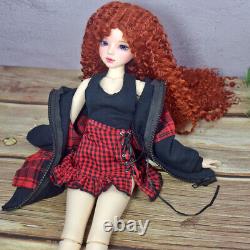 Poupée BJD de 1/3 56cm de hauteur avec robe gilet manteau chaussures ensemble complet