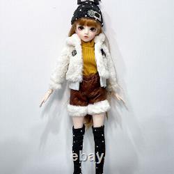 Poupée BJD de 1/3 Jouet 24 pouces Ensemble complet de perruque de tenue de poupée fille Maquillage amovible amélioré